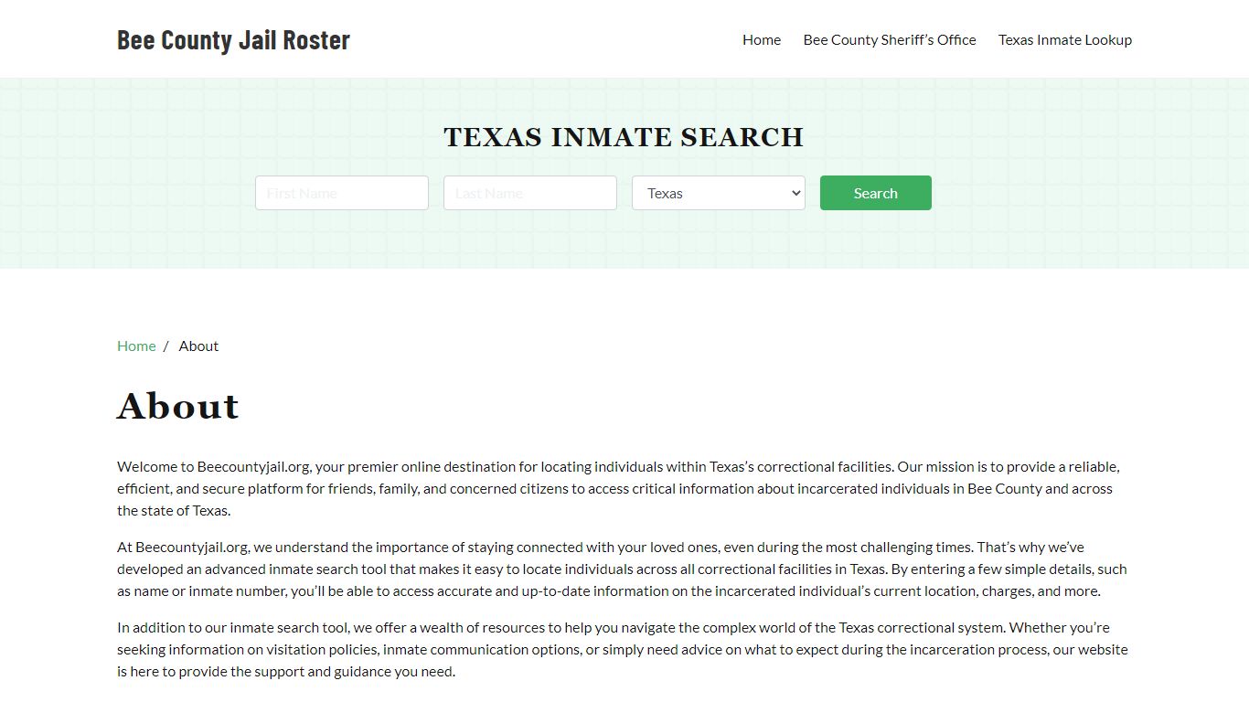 Texas Inmate Search